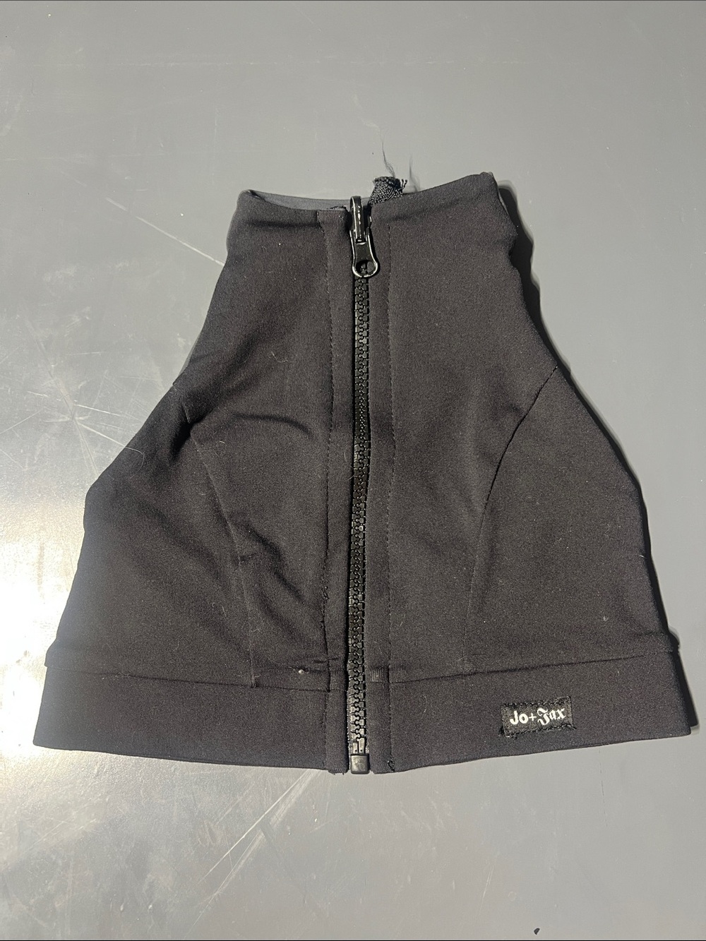 Black Front-Zip Women's Skirt